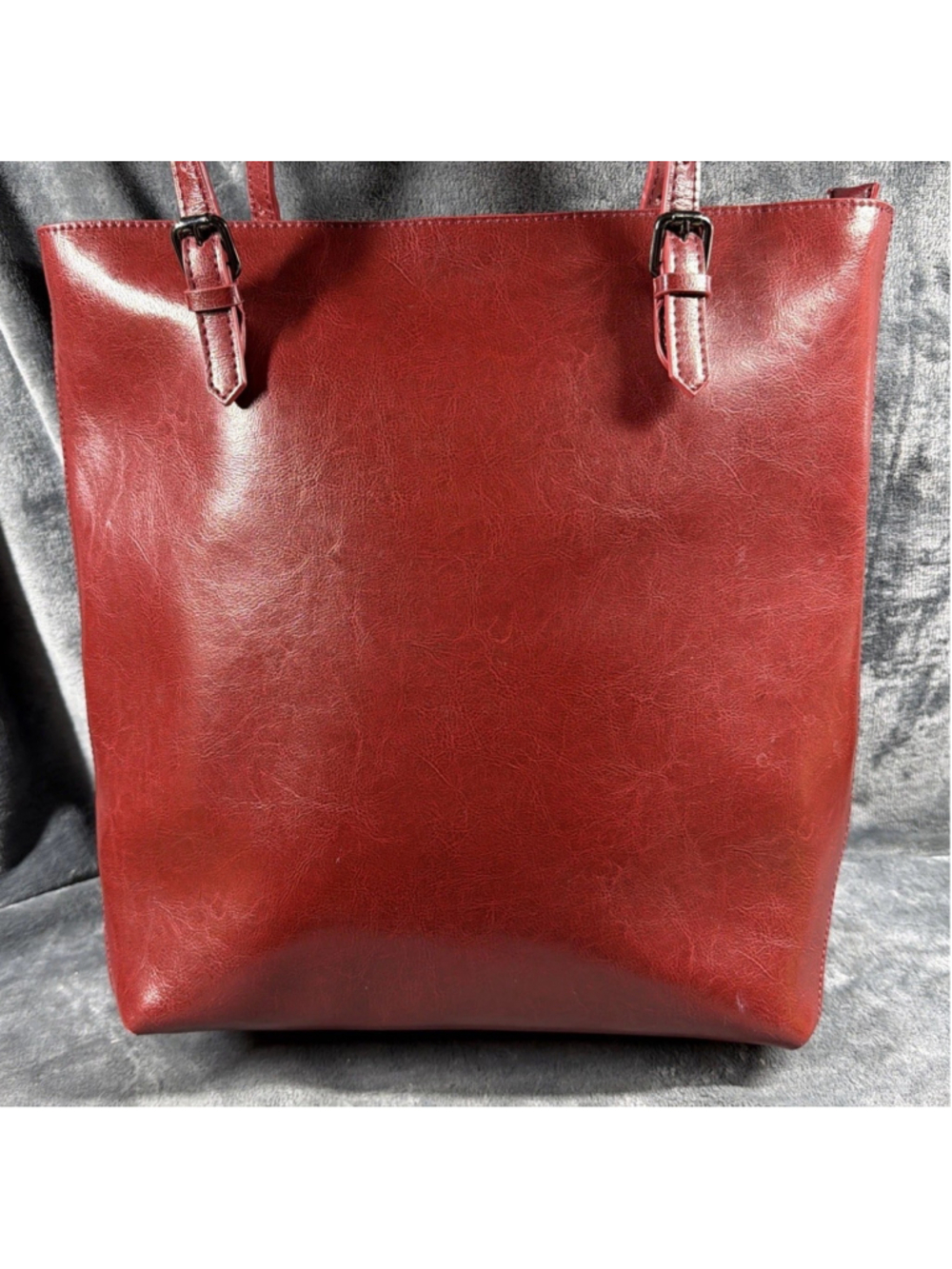 Kattee Vintage Genuine Leather Tote Shoulder Handbag for Woman Red

SKU 682